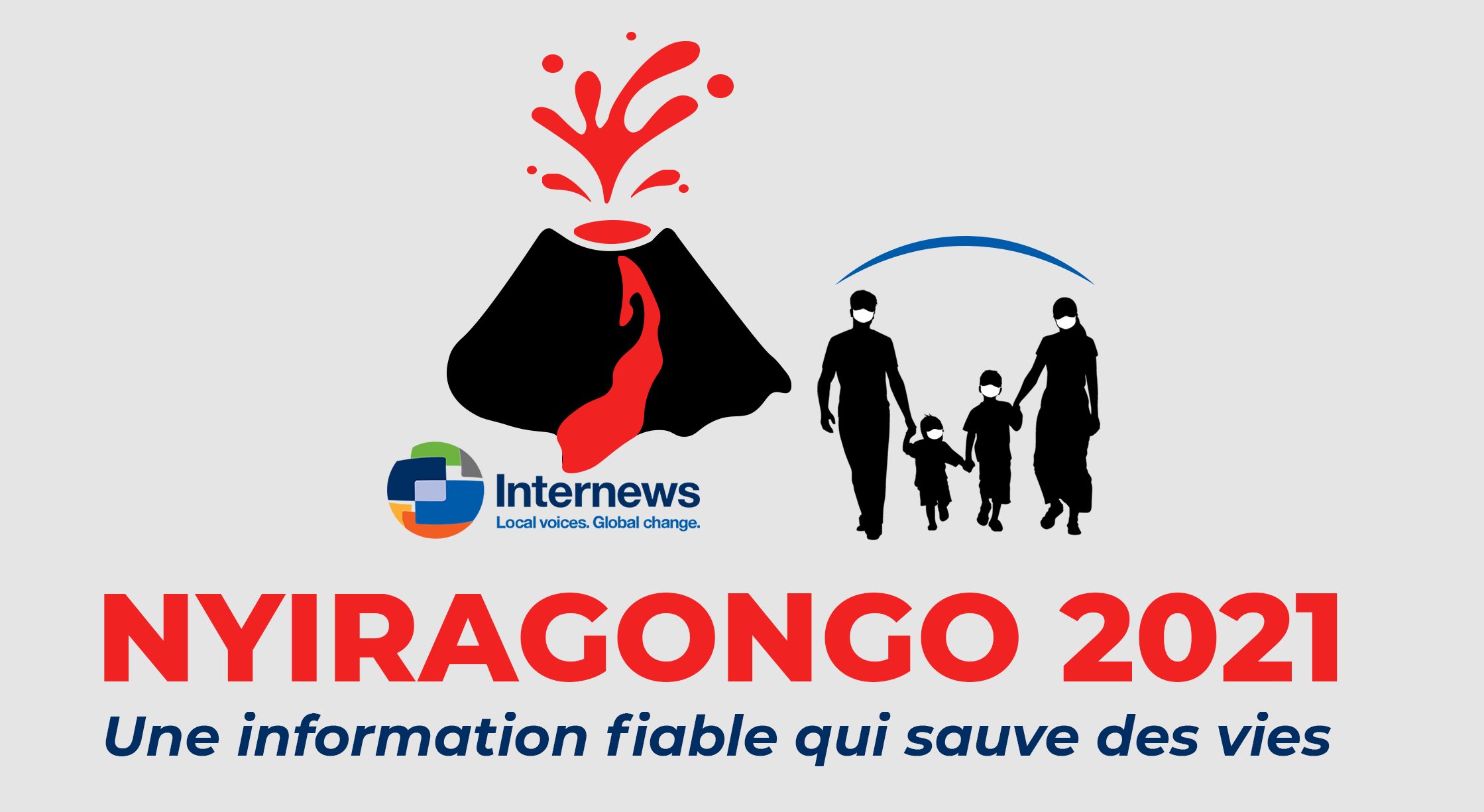 You are currently viewing A travers sa rédaction « Afia Amani Grands lacs », Internews se positionne face à l’éruption volcanique 2021 du Nyiragongo à Goma et ses environs